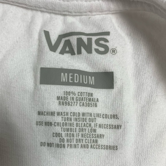 Vans Off the Wall Rawr Cat White T-Shirt - Medium - Picture 7 of 8